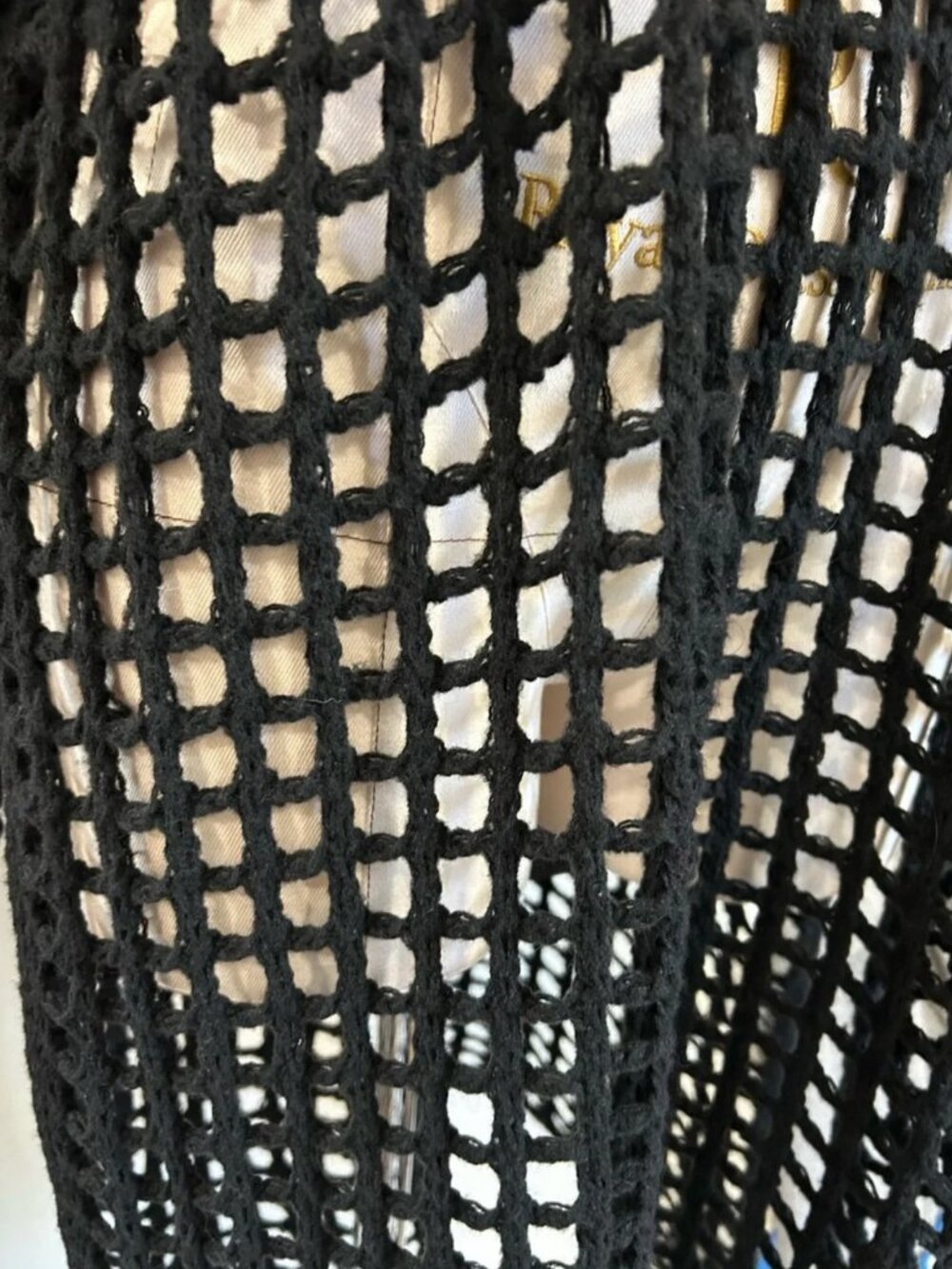 Kate Hewko Open Weave Knit Sweater Dress - Picture 7 of 12